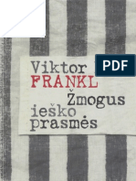 Viktor E. Frankl "Žmogus Ieško Prasmės"