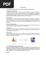 La comunicación