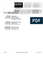 Stahl Vision Surgery Center Door, Frame and Hardware Scheduling