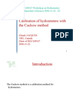 07 Hydrometers Calibration Cuckow's Method - Claude Jacques