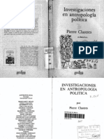 Investigaciones en antropología Política 