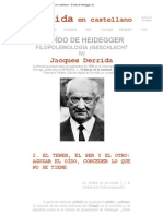 Derrida en Castellano - El Oído de Heidegger