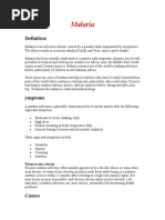 Download Malaria by Nader Smadi SN11823820 doc pdf