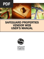 Safeguard Properties Vendor Web User's Manual