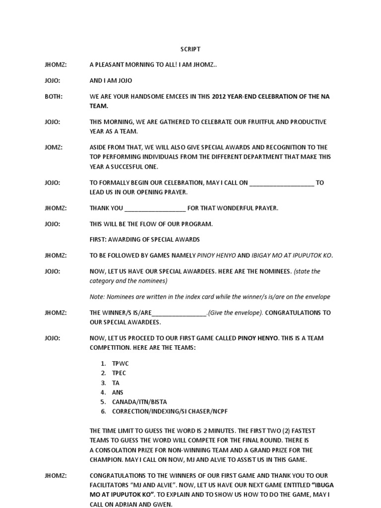 Script