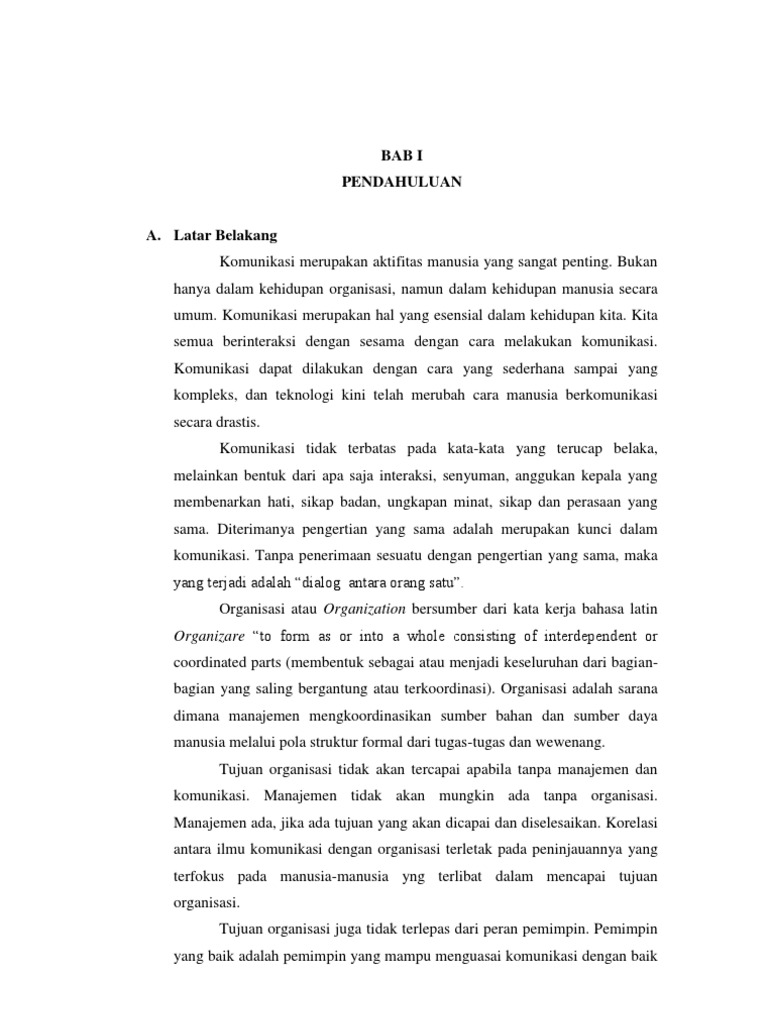Makalah Komunikasi Efektif