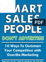 Smart Sales People Don't Advertise