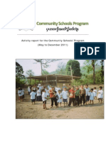 Activity Report of The Community Schools' Program May To December 2011