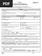Application for Employment Form
