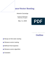 Distance-Vector Routing: Antonio Carzaniga