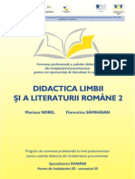Florentina Samihaian Didactica Limbii Si Literaturii Romane 2 Opti