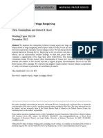 Housing Wealth and Wage Bargaining Chris Cunningham and Robert R. Reed Working Paper 2012-20 December 2012