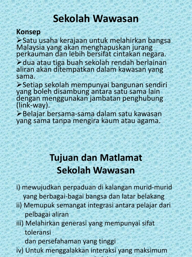 Sekolah Wawasan Pdf
