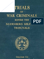 Nuremberg Nuremberg International Military Tribunal Green Series Vol 7