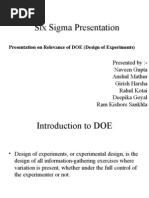 Six Sigma Presentation