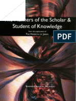 The Manners of the Scholar and Student of Knowledge