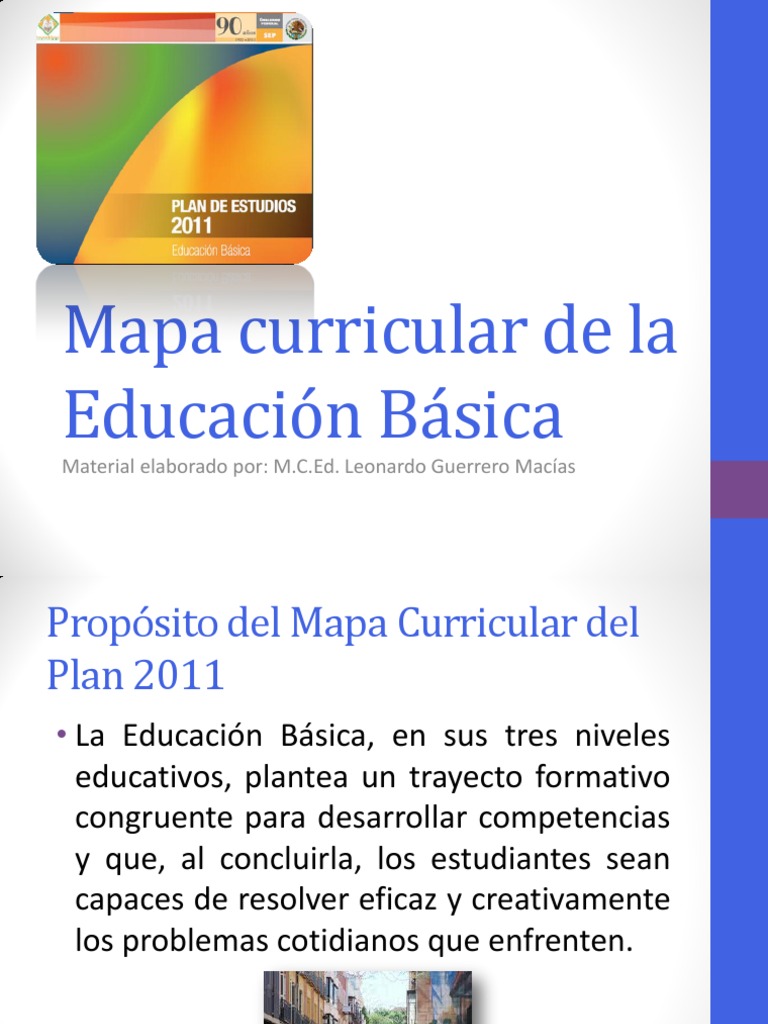 Mapa Curricular Educación Básica 2011 | PDF | Educación primaria ...
