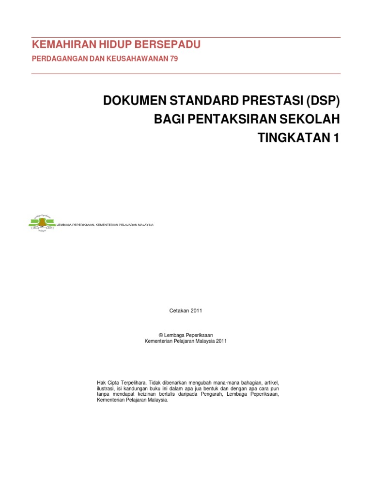 Kem Hidup Perdagangan Keusahawanan Pdf Pdf