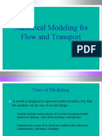 Numerical Modeling For Flow and Transport