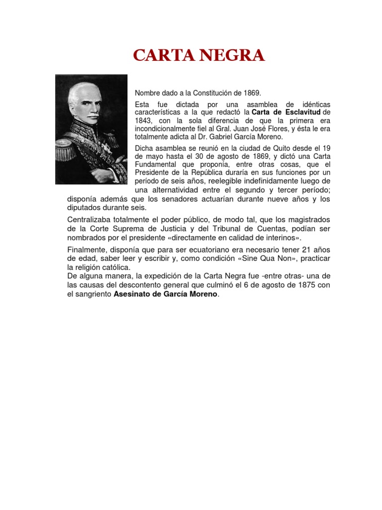 Carta Negra