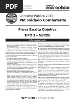 Prova Policia Militar