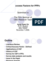 Public-Private Partnership (Fifth Seminar in SNU) (Nov' 07)