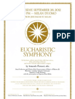 Eucaristic Symphony (Program)
Milano 26 Sept 2012.