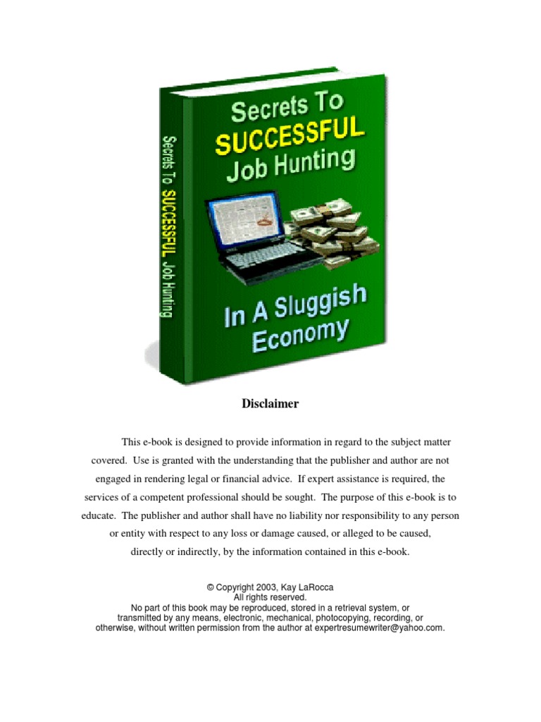 Job Hunting e Book | PDF | Recruitment | Job Hunting