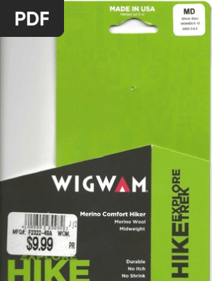 Wigwam Merino Wool Comfort Hiker Socks