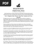Download Kingdom Death Monster Notes by Victor Garrison SN118387274 doc pdf