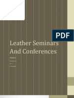 Leather Seminars and Conferences