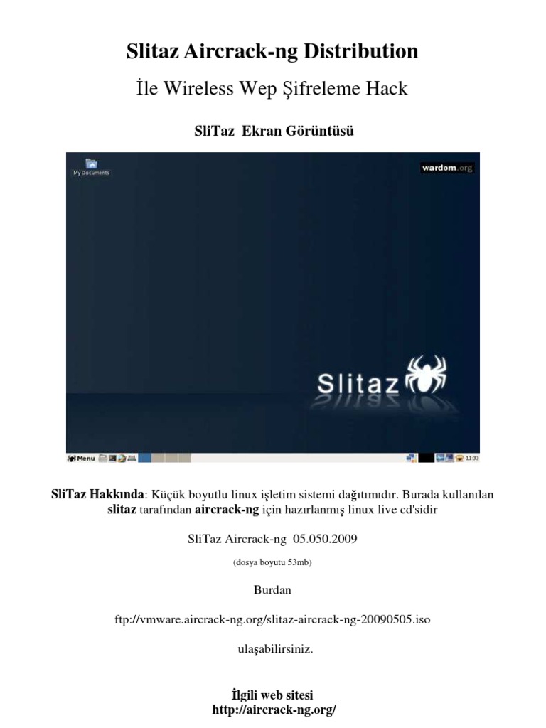 WiFi (AircrackNg Kullanımı) Hack PDF