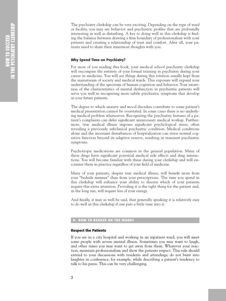 First Aid Psychiatry PDF