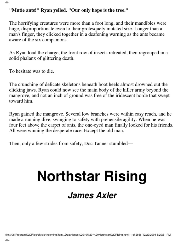Northstar Rising Death Lands Series Book 10