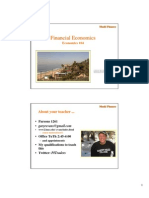 Financial Economics - Economics 104