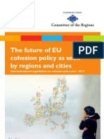 CoR- The future of EU cohesion policy as seen by regions and cities