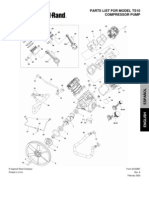 Parts List For Model Ts10 Compressor Pump: © Ingersoll-Rand Company Printed in U.S.A. Form 22102867 Rev. A February 2002