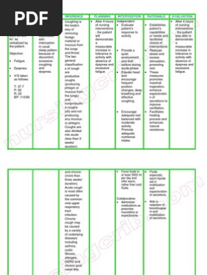 NursingCrib.com Nursing Care Plan Cough