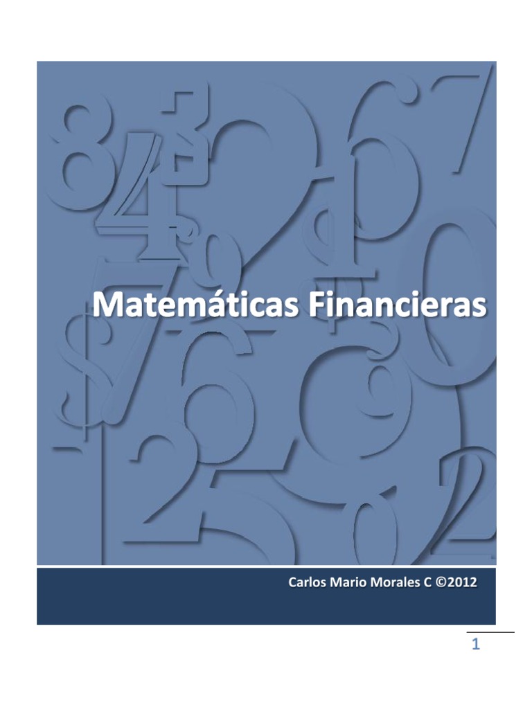 Matematicas-Financieras 3 | PDF | Tasas de interés | Interés