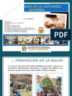 Promocion de La Lactancia Materna -Asopromser