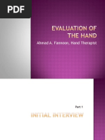 Evaluation of the Hand!