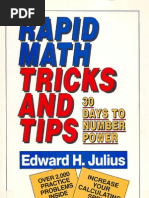 Download Rapid Math Tricks and Tips Edward H Julius by mnj_gautam SN118477820 doc pdf