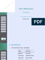 Vedic Mathematics Techniques for Multiplication, Division and Squares