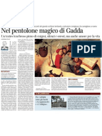 Pietro Citati Su Carlo Emilio Gadda - Corriere Della Sera 31.12.2012