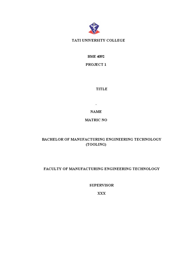Manufacturing Engineering Project Overview | PDF | Business