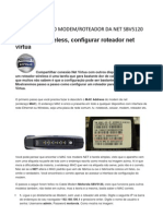 Configuração Modem Net SBV5120