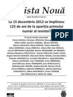 Revista Nouă Nr. 4 2012