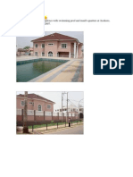 2 Nos 5 Bedroom Luxury Duplexes With Swimming Pool and Maid's Quarters at Asokoro, Abuja. Completion Date - 2007