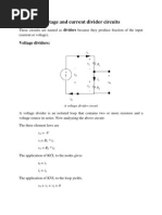 Voltage & Current Divider