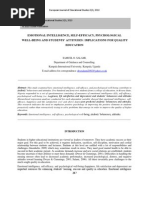 Download EMOTIONAL INTELLIGENCE SELF-EFFICACY PSYCHOLOGICAL WELL-BEING by Sari Marta Krisna II SN118510251 doc pdf